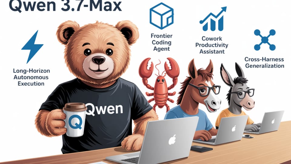 Alibaba Launches Qwen3.7-Max Reasoning Agent With 1 Million Token Context Window