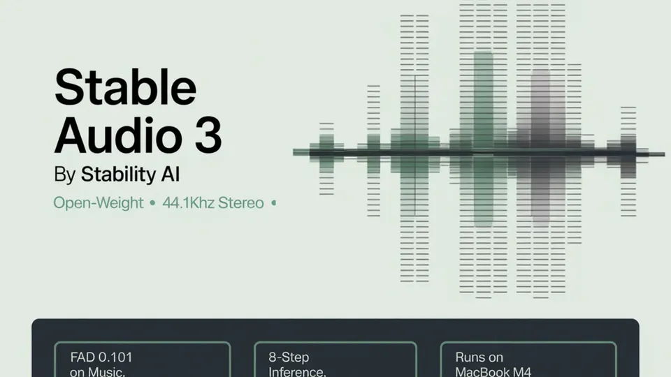 Stability AI Releases Stable Audio 3: A Family of Fast Latent Diffusion Models for Audio Generation and Editing