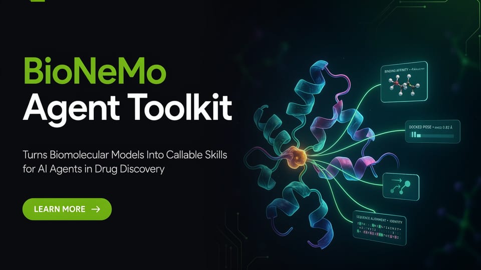 NVIDIA BioNeMo Agent Toolkit Boosts Drug Discovery AI Task Completion to Perfection