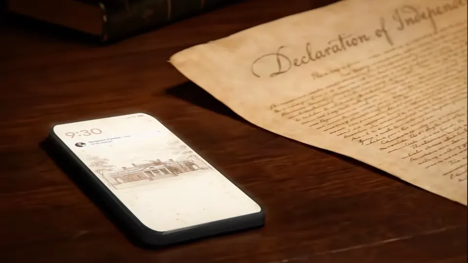 Google reimagines the Declaration of Independence with AI in new commercial