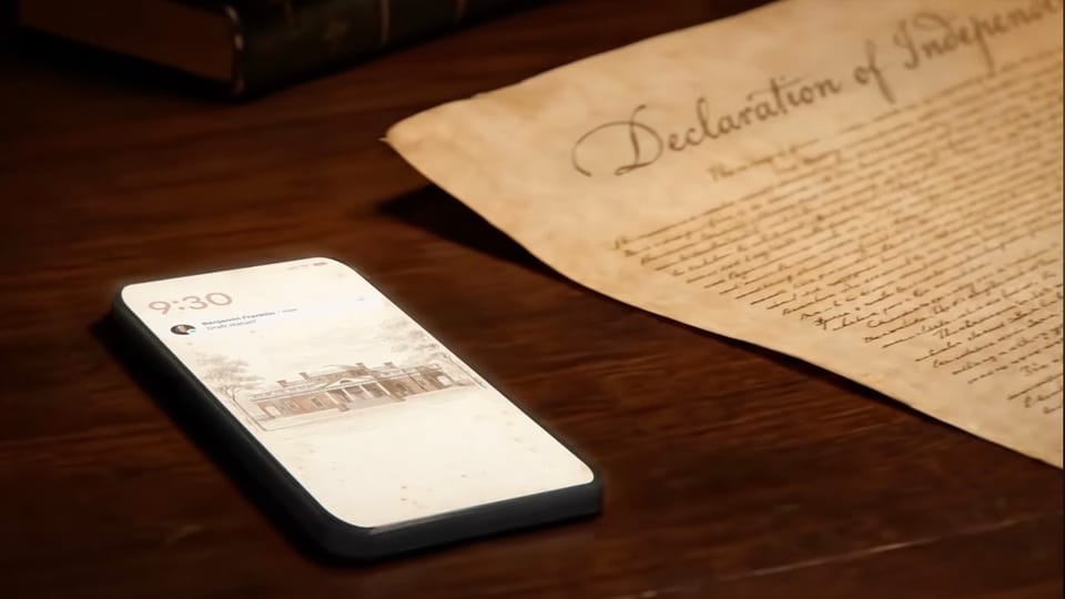 Google reimagines the Declaration of Independence with AI in new commercial