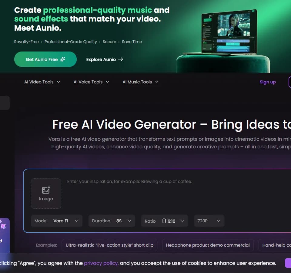 Vora: Free AI Video Generator