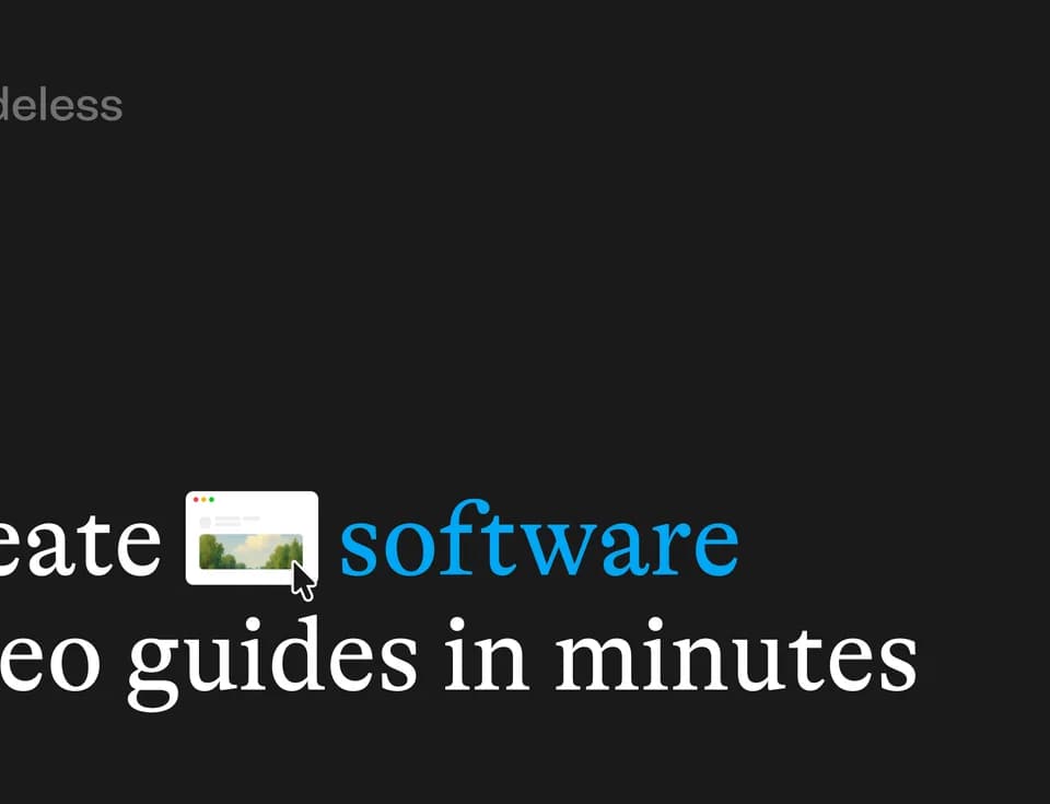 Guideless: AI Documentation & Video Guides