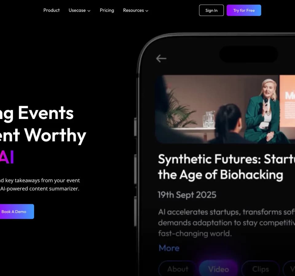 AI-Powered Event Video Content Summarizer