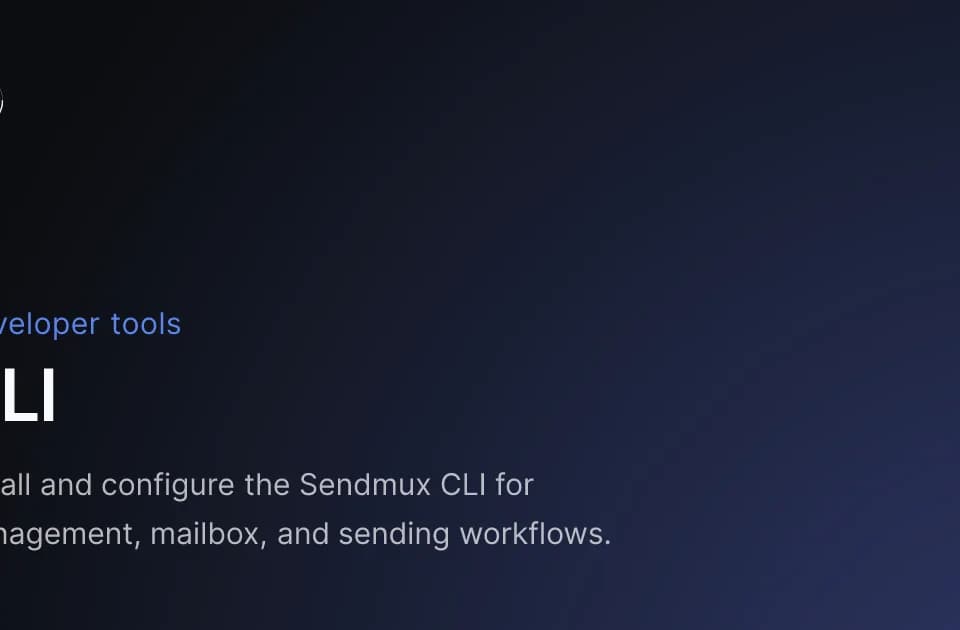 Sendmux CLI
