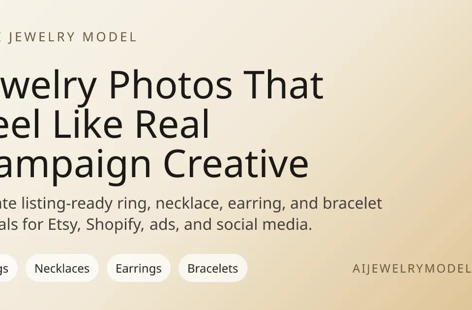 AI Jewellery Model