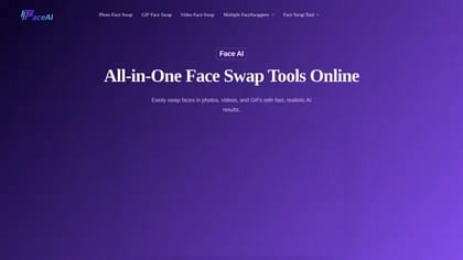 FaceAI.art: Photo, Video & GIF Face Swap