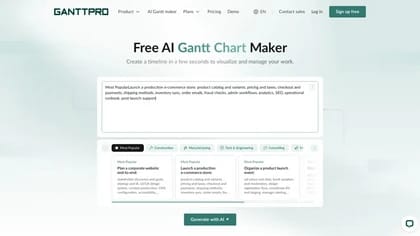 Gantt Chart maker-GanttPRO