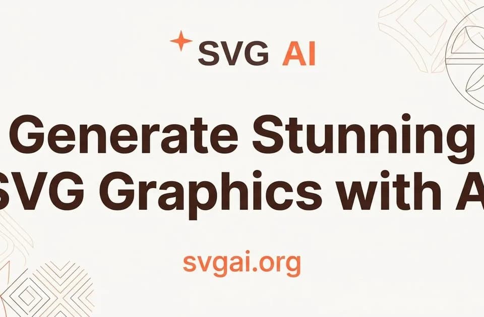 AI SVG Generator: Create SVGs Instantly with