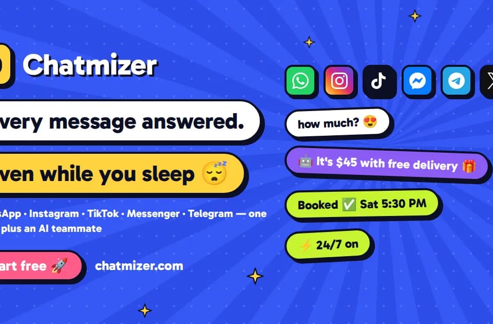 Chatmizer: AI replies and customer workflows