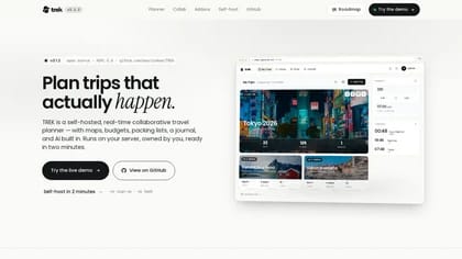 Trek travel planner