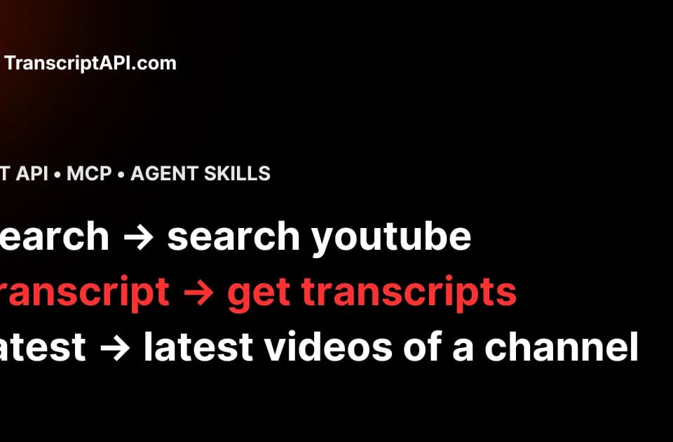 TranscriptAPI.com