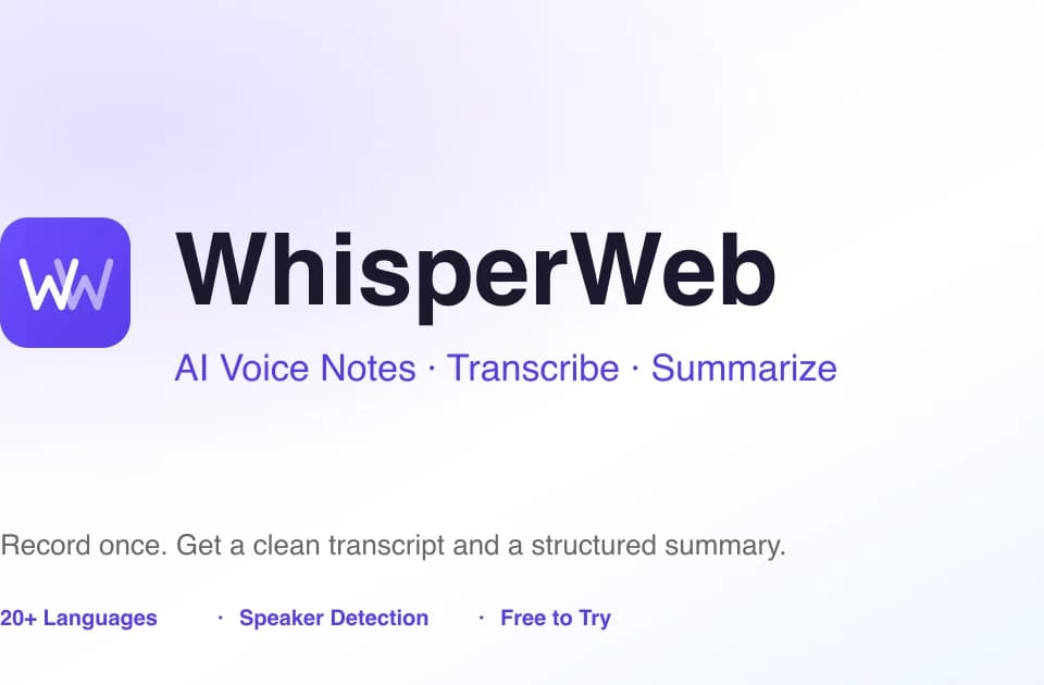 Whisper Web