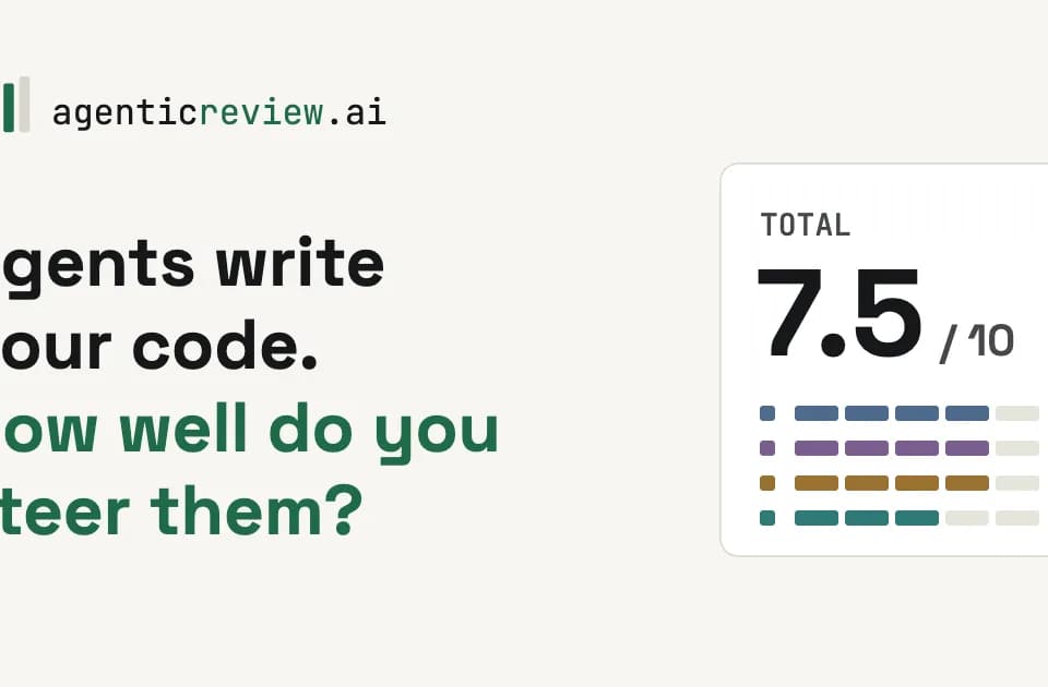AgenticReview: assess repository history and how teams steer coding agents