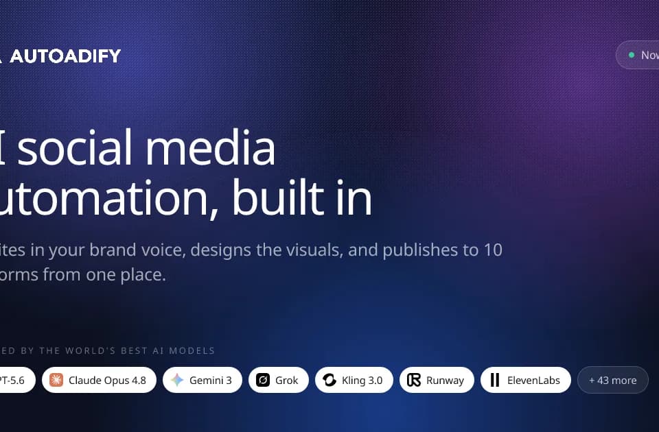 Autoadify: social campaigns with draft approval and scheduled publishing