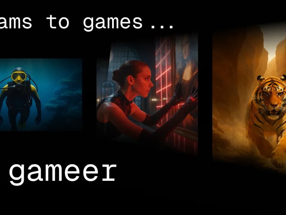 Gameer turns story prompts into playable browser adventures