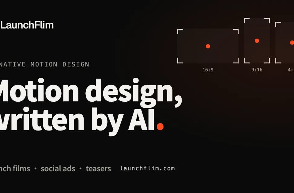 LaunchFlim: turn product material into motion design with an editable storyboard