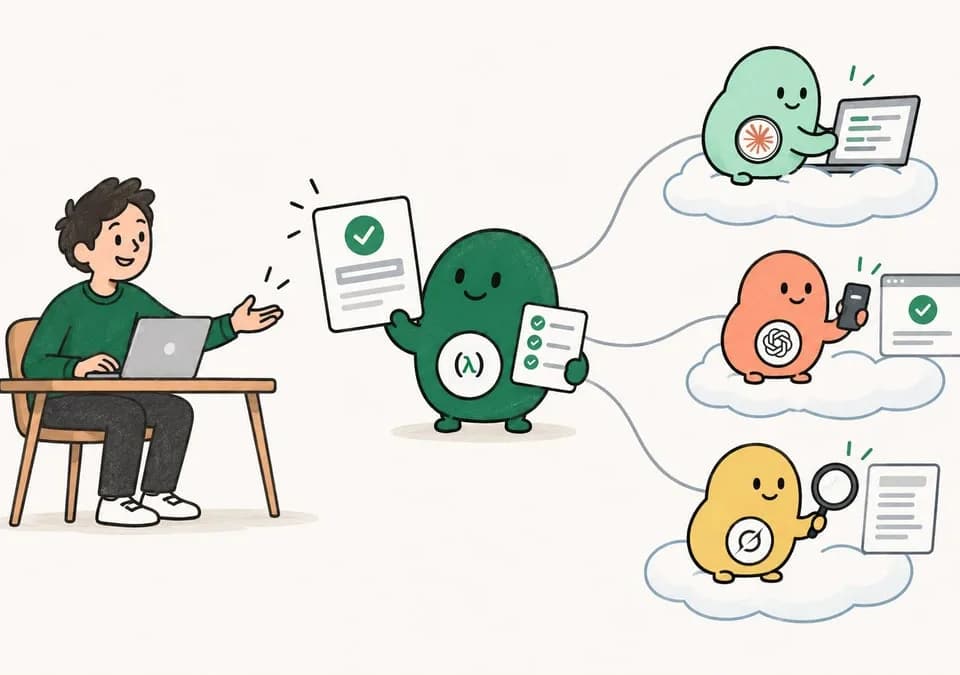 Lispa: cloud coding teams with repository review and model routing