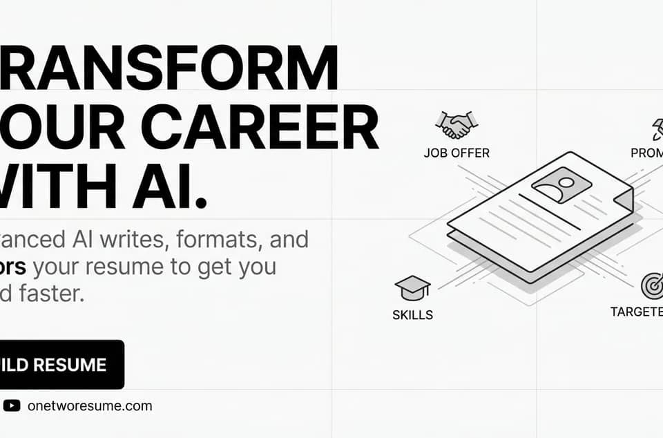 OneTwo Resume rewrites applications around the facts you supply