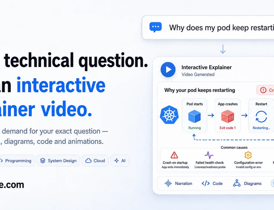 OpenLume: ask a technical question and get an interactive explainer video