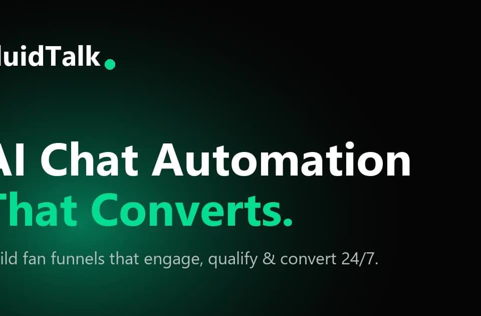 FluidTalk supplies character-based replies for connected chat workflows