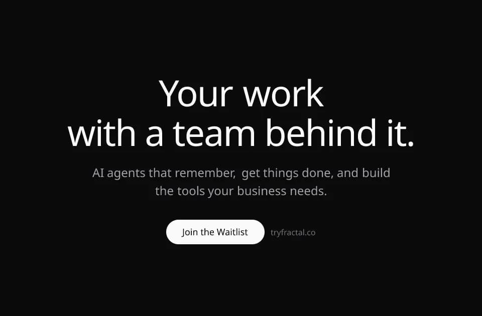Fractal: an early-access workspace for shared AI agents and reusable projects