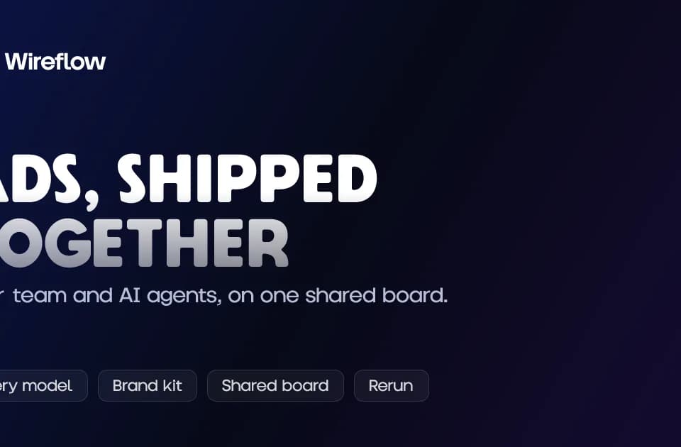 Wireflow: a shared canvas for AI ad production