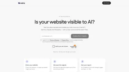 Arobis AI Visibility Checker