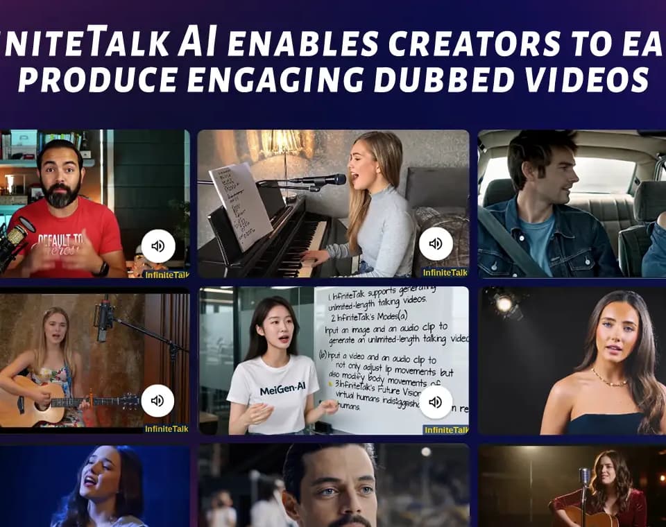Infinite Talk AI: Audio-Driven Lip Sync Generator