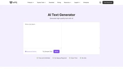 Text Generator- WPS.com