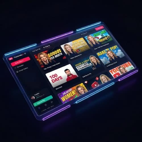 AI YouTube Thumbnail Generator