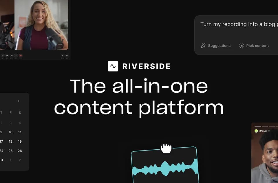 Riverside: HD Podcast & Video Software